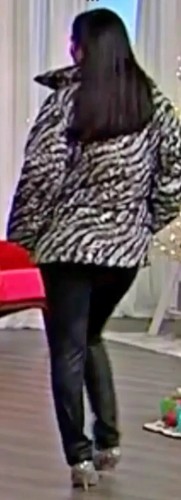 NEW DG2 Diane Gilman Puffer Jacket ZEBRA PLUS SZ 1X RETAIL $104 - Picture 10 of 12