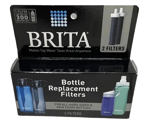 Brita Replacement Water Bottle Filters BB06 2 Filter Pack - Picture 2 of 4