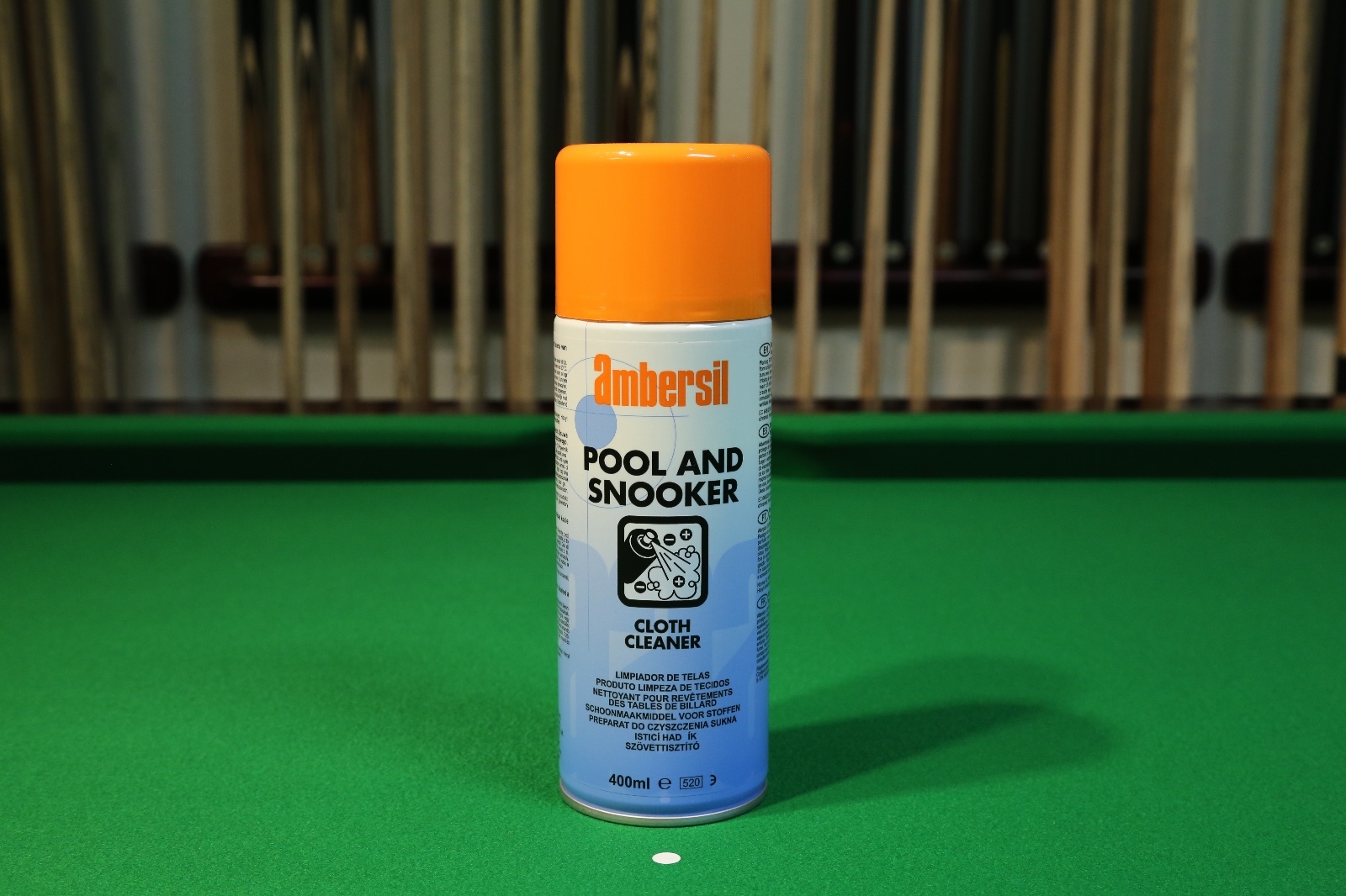 Ambersil Snooker/Pool Cloth Cleaner Spray, Chesworth Cues, Sheffield