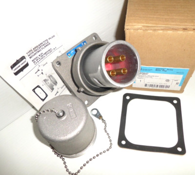 Connecteur Industriel étanche Crouse-Hinds APR10457 - 100A 4 Pôles 4 Fils (4W4P) Arktite | Prise Industrielle 100 Ampères | Boîte Neuve