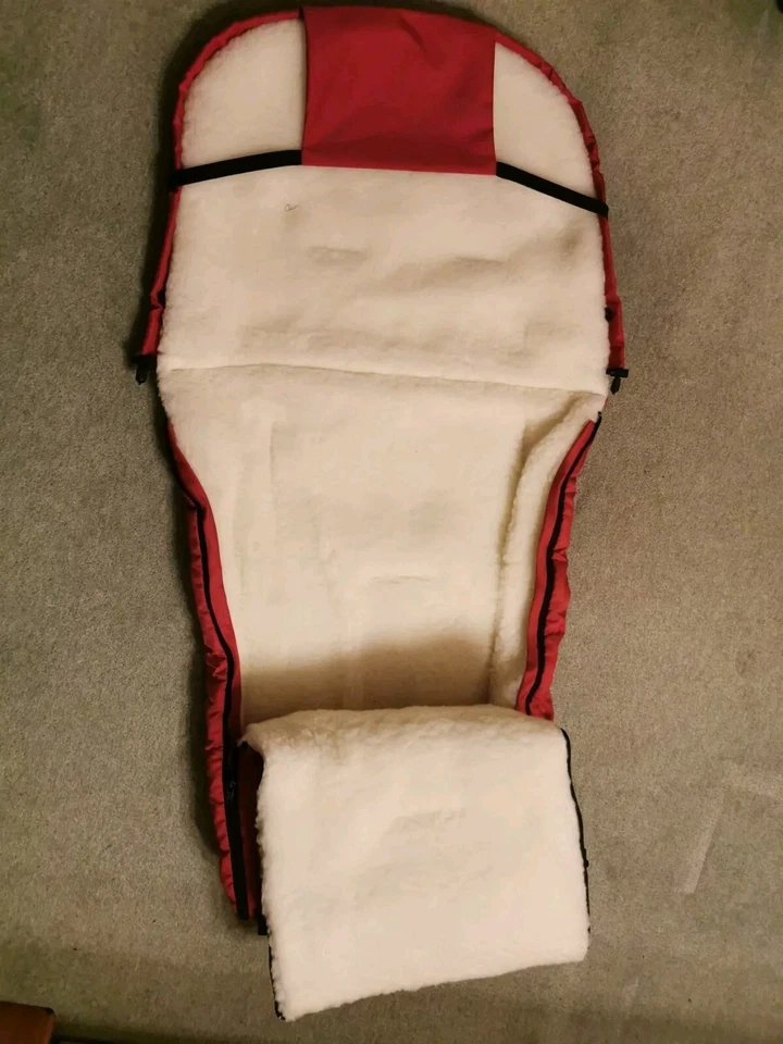 Fusssack für Schlitten, warm gefüttert, neu - Bild 2 von 3