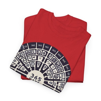 T-Shirt Unique Printing 365 Days design Unisex Heavy Cotton Tee