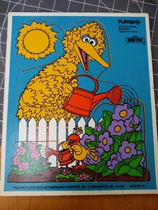 sesame street wooden puzzles