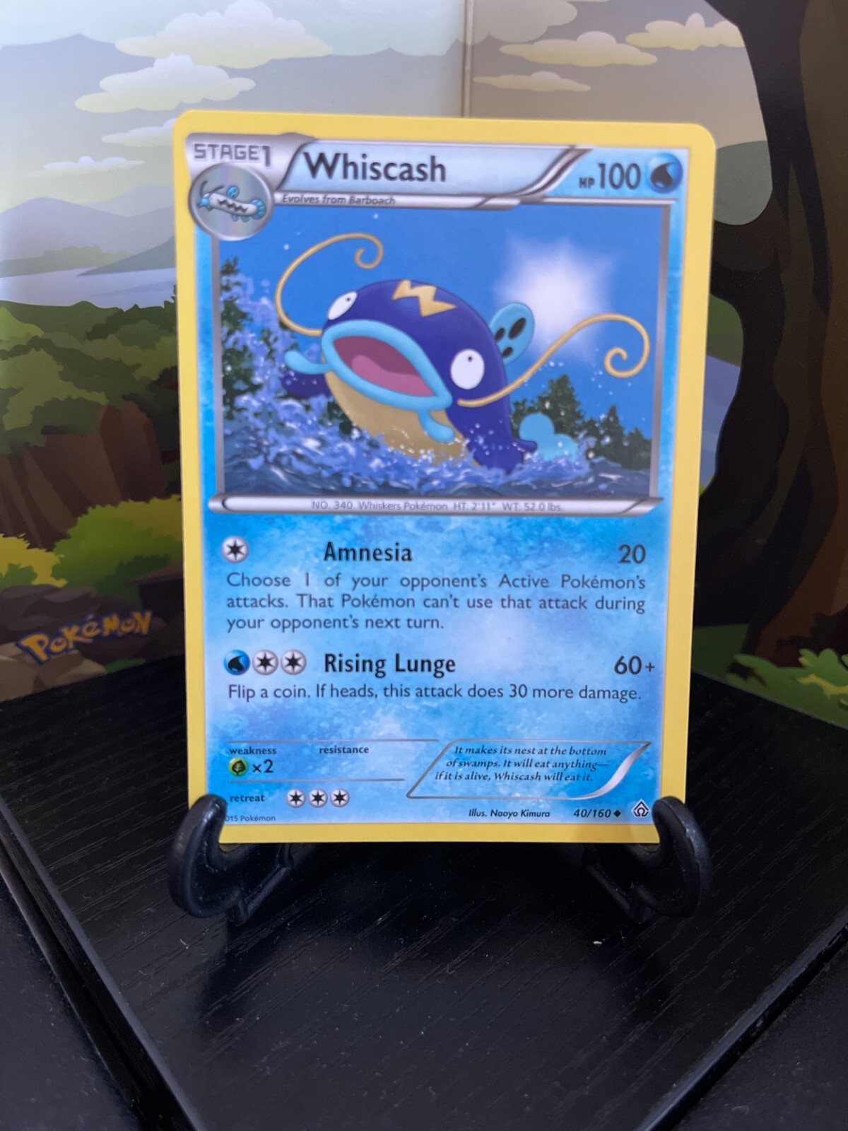 Whiscash 40/160 - Primal Clash - Uncommon - Pokemon Card TCG - LP