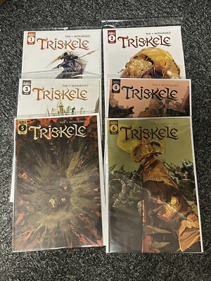 Triskele #1-6 Set Felipe Pan/Monaramis Scout Comics 2022 1st Print #1#2#3#4#5#6