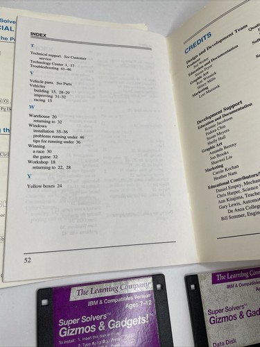Super Solvers Gizmos & Gadgets PC Game The Learning Company 3.5" 1993 Floppy - Picture 13 of 17