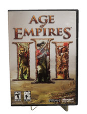 Age Of Empires III PC CD-ROM Game 3-Disc w/ Manual  Quick Reference Guide