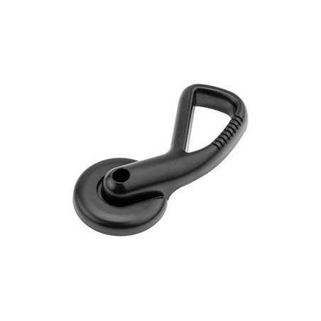 Poignée de réglage de siège gauche pour Peugeot 206 après 1998 en ABS noir
