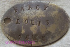 PID251 - IDENTIT&Auml;TSSCHILD DOG TAG - AUXERRE Klasse 1885