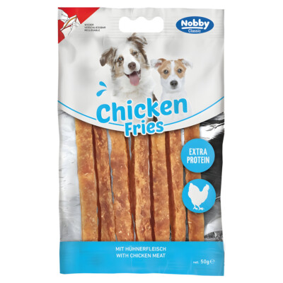 Nobby StarSnack CLASSIC Chicken Fries 50 g, Hundesnack, NEU