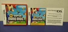 New Super Mario Bros Nintendo DS Original Cover Art, Case, Manual ONLY No Game !