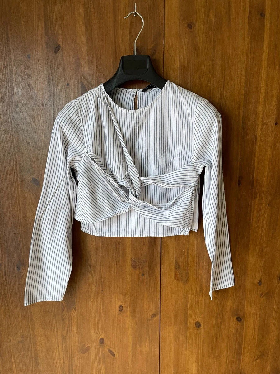 Zara white crossover top Clearance