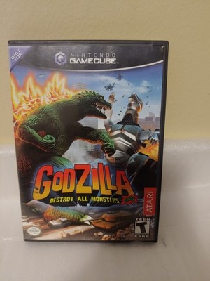 Godzilla Destroy All Monsters. 2002. used. Game Cube. case. manual. disc.