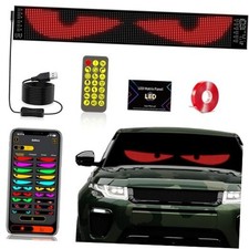 Devil's Eye:23.42"x4.72" Programmable ojos led para carro Windshield 23.42 4.72