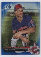 2017 Bowman Draft Chrome Blue Refractor 43/150 Will Benson #BDC-56 g6p