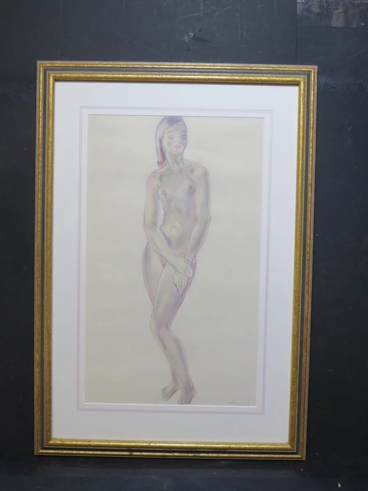 Art Deco nu década de 1920 por Boris Smirnoff francês/russo - Imagem 4 de 4