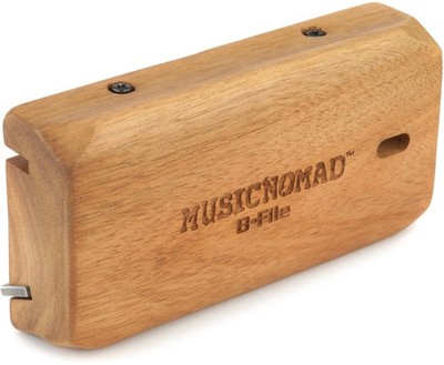 MusicNomad B-File Precision Fret Beveling File System (5-pack) Bundle