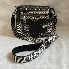 Marc Jacobs Mashup Animal Print Saddle Bag. Very Rare! NEW!
