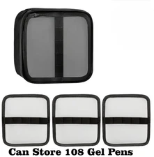 Black Languo Pen, Pencil or Marker Organizer Carrying Case