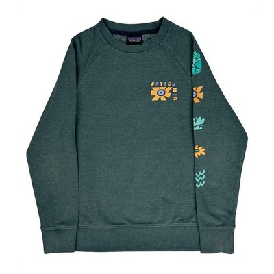 Clean Air Soil Water Patagonia Sweatshirt - Medium Green Cotton