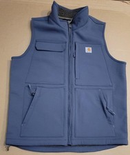 Carhartt Men's Super Dux Rain Defender Relaxed Fit Sherpa Lined Vest M Gray