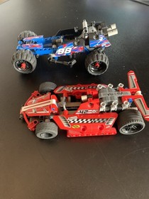 LEGO 42011 & 42010 Partial Builds  Technic: Model Race Car & Off-Road Racer
