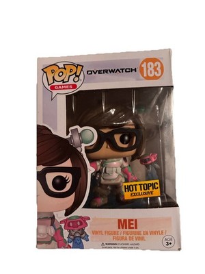 Funko Pop! Overwatch Mei #183 Hot Topic Exclusive.  Some Box Damage