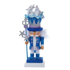 Kurt Adler Hollywood Dolphin Nutcracker, 12-Inch 12-Inch, Blue