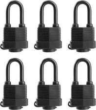 Waterproof Padlocks Keyed Alike for Outdoor Use, Covered Heavy Duty Laminated...