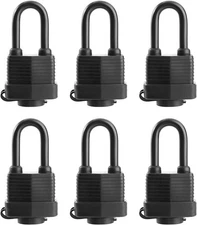 Waterproof Padlocks Keyed Alike for Outdoor Use, Covered Heavy Duty Laminated...
