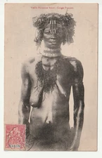 Colonie française - CONGO FRANCAIS Types Etnics - Femme - Vieille Pahouine Yenvi