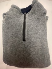 The Children  s Place Boys Grey Fleece Long Sleeve Half Zip Pullover Sweater Sz M