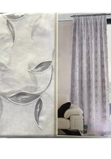 COPPIA TENDA ARREDO PER INTERNI 140x290 TENDA LINEA ORO ART.TOLOSA GRIGIA