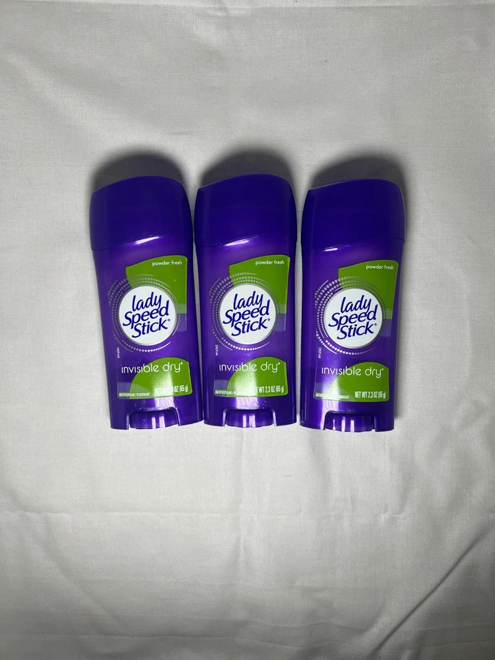 Desodorante y antitranspirante seco invisible Lady Speed Stick paquete de 3 2,3 oz Foto 2 de 4