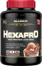 Allmax Nutrition – HexaPro High Protein Lean Meal – Chocolate – 5 lbs (2.27 kg)