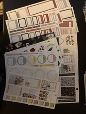 Happy Planner Stickers LOT Sticker Sheets Pages My Garden Don t Stop Growing
