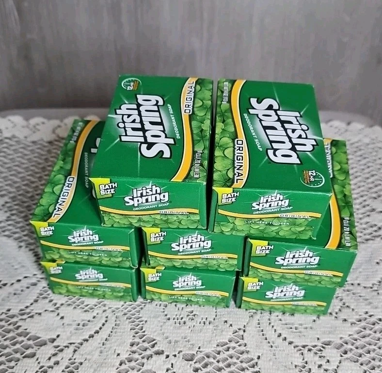8 barras - Sabonete em barra desodorante Irish Spring original, 3,75 oz | Sem linho | Em caixas - Imagem 2 de 4