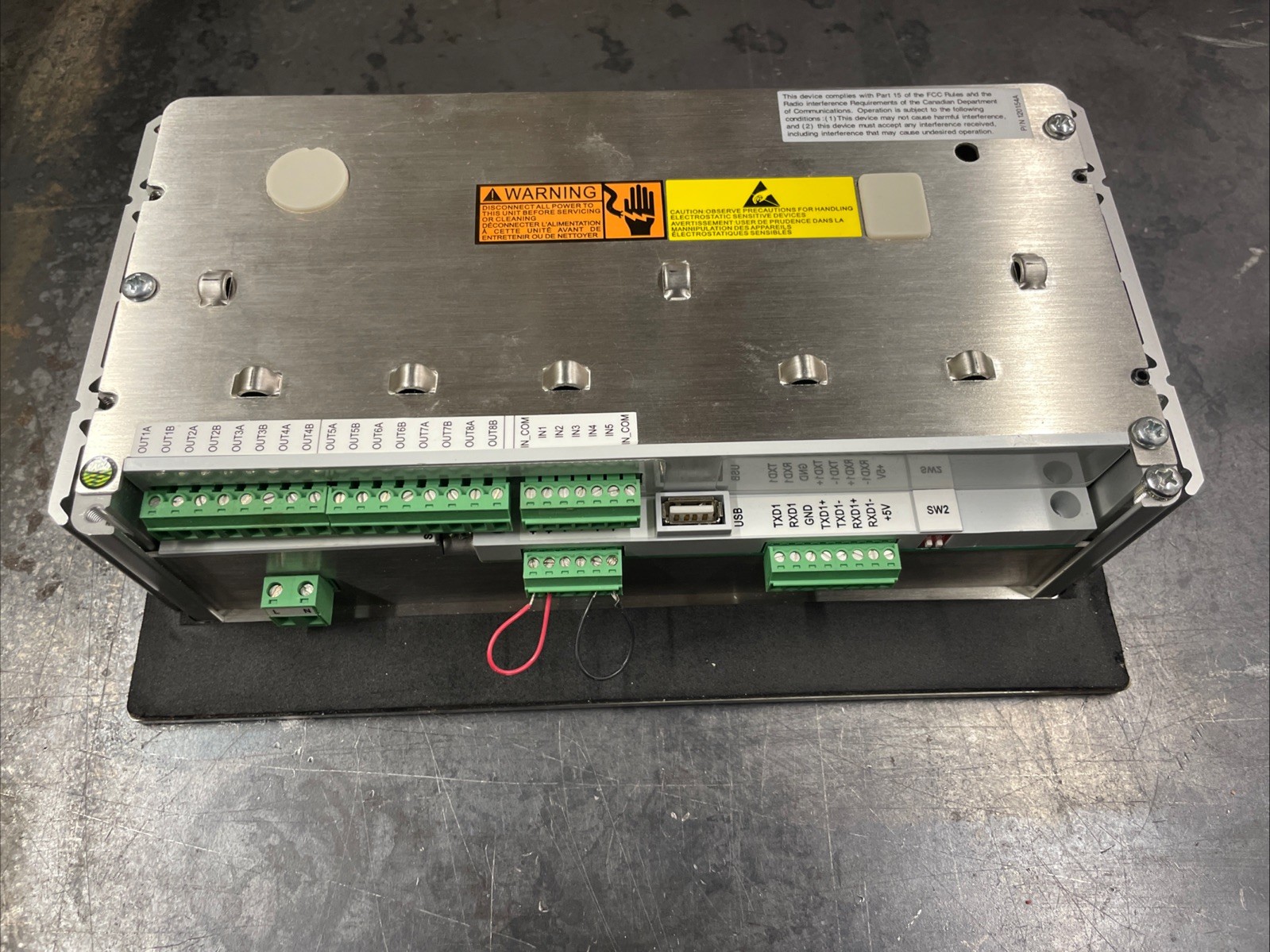 Working Mettler Toledo 4.5" Display Analog Scale Weighing Terminal IND570 Panel