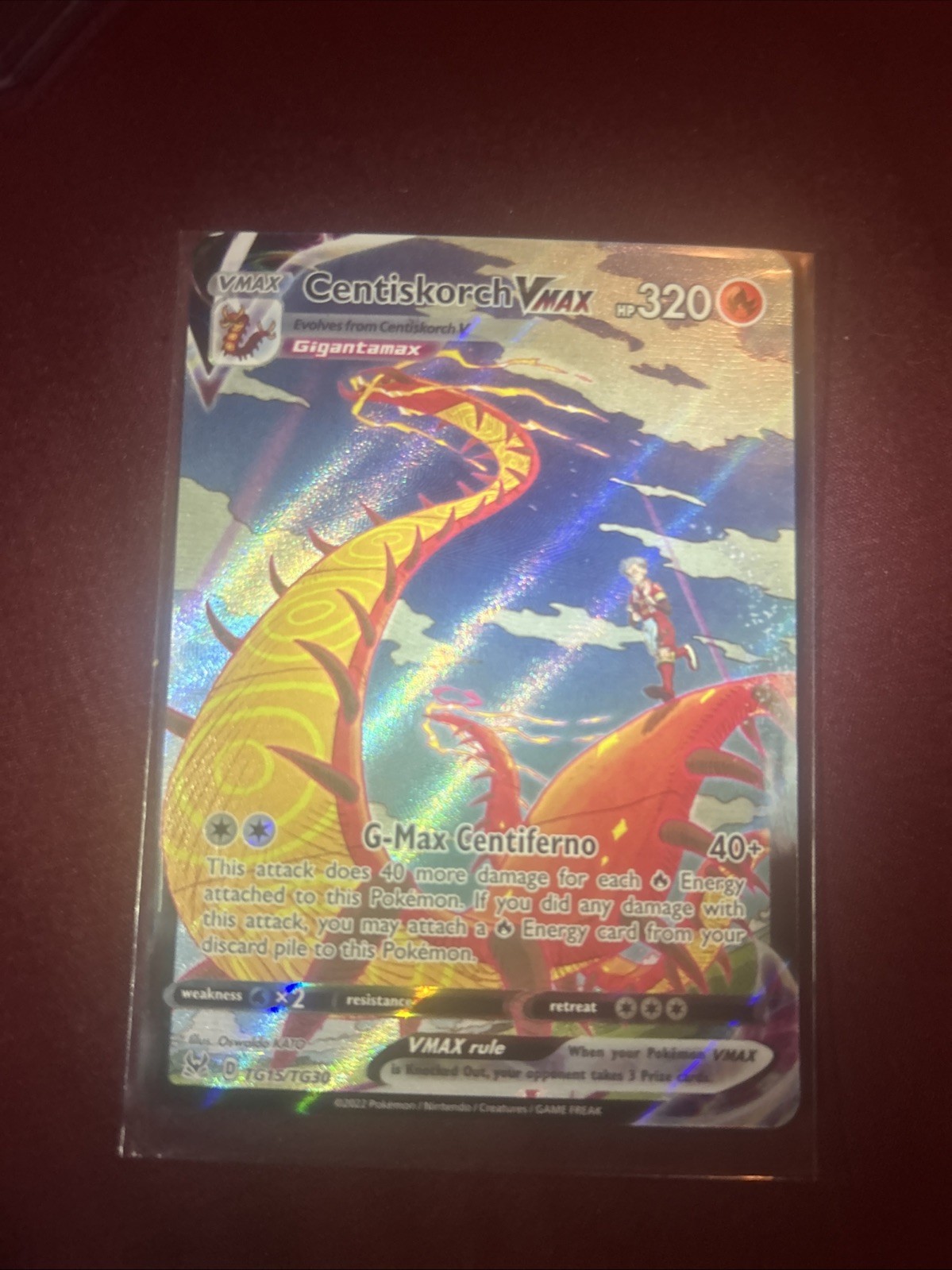 Centiskorch VMAX TG15/TG30 Swsh11: Lost Origin Trainer Gallery Holo