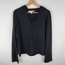 Maglione Tommy Hilfiger in puro cashmere colore nero taglia XL con cappuccio