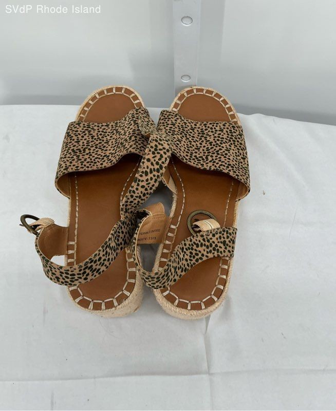 Universal Thread Leopard Chic Espadrille Wedge Sa… - image 4
