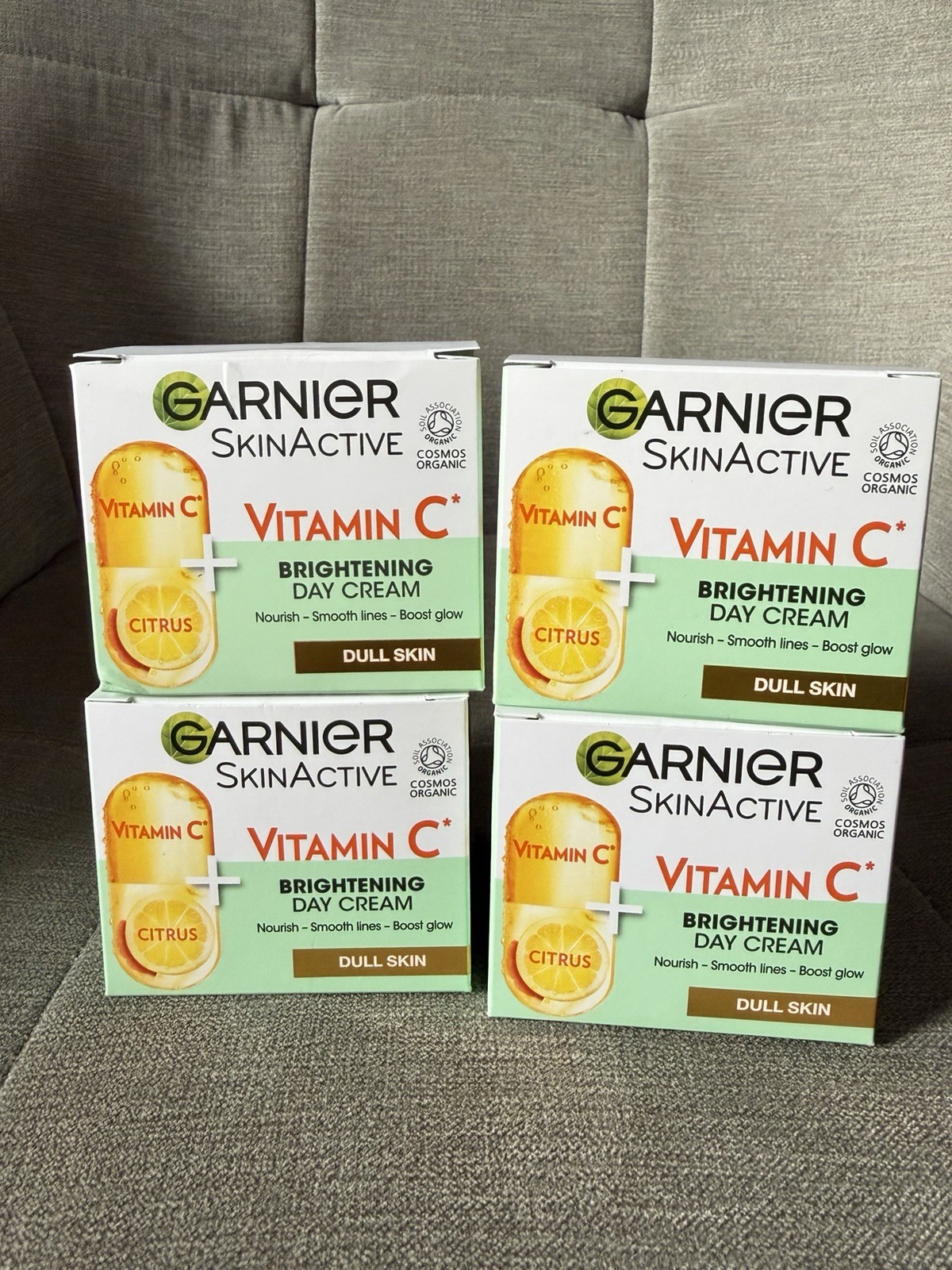 4 x Garnier Vitamin C Brightening Day Cream 50ml
