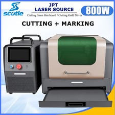 Desktop 800W JPT MC-800 Fiber Laser Cutting Marking Machine Metal Cutting US