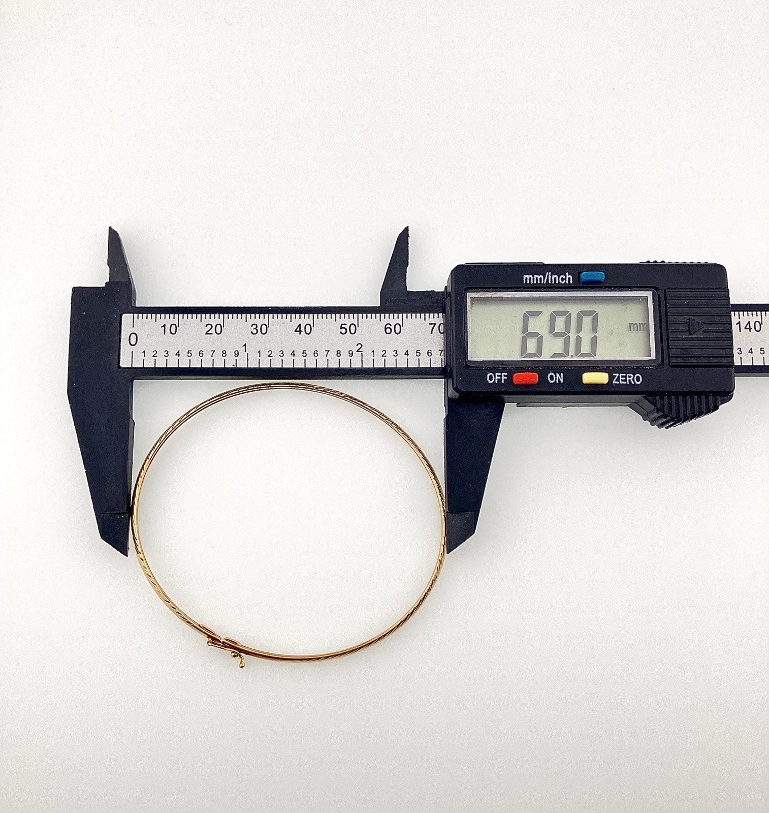 Vintage Bangle Bracelets Solid 10K Yellow Gold Pa… - image 5