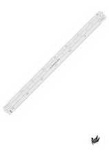 Staedtler 987 15-12 Triangular Scale Aluminum Land House Survey