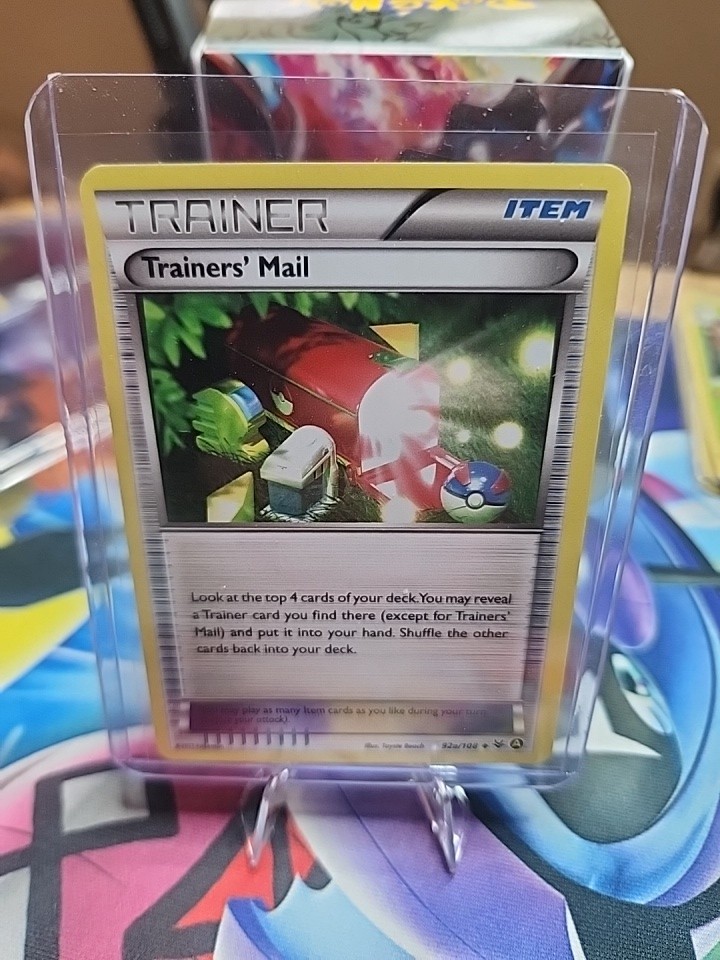Pokemon TCG Trainers' Mail 92a/108 Alternate Art Holo Promo Roaring Skies NM