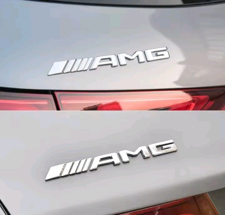 Pegatina trasera 3D metálica Mercedes-Benz AMG - Accesorio coche premium Foto 2 de 4