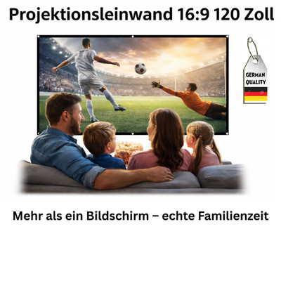 ALR Beamer Leinwand Hochkontrast Leinwandtuch Stoff Projektor high Gain 4k 120''