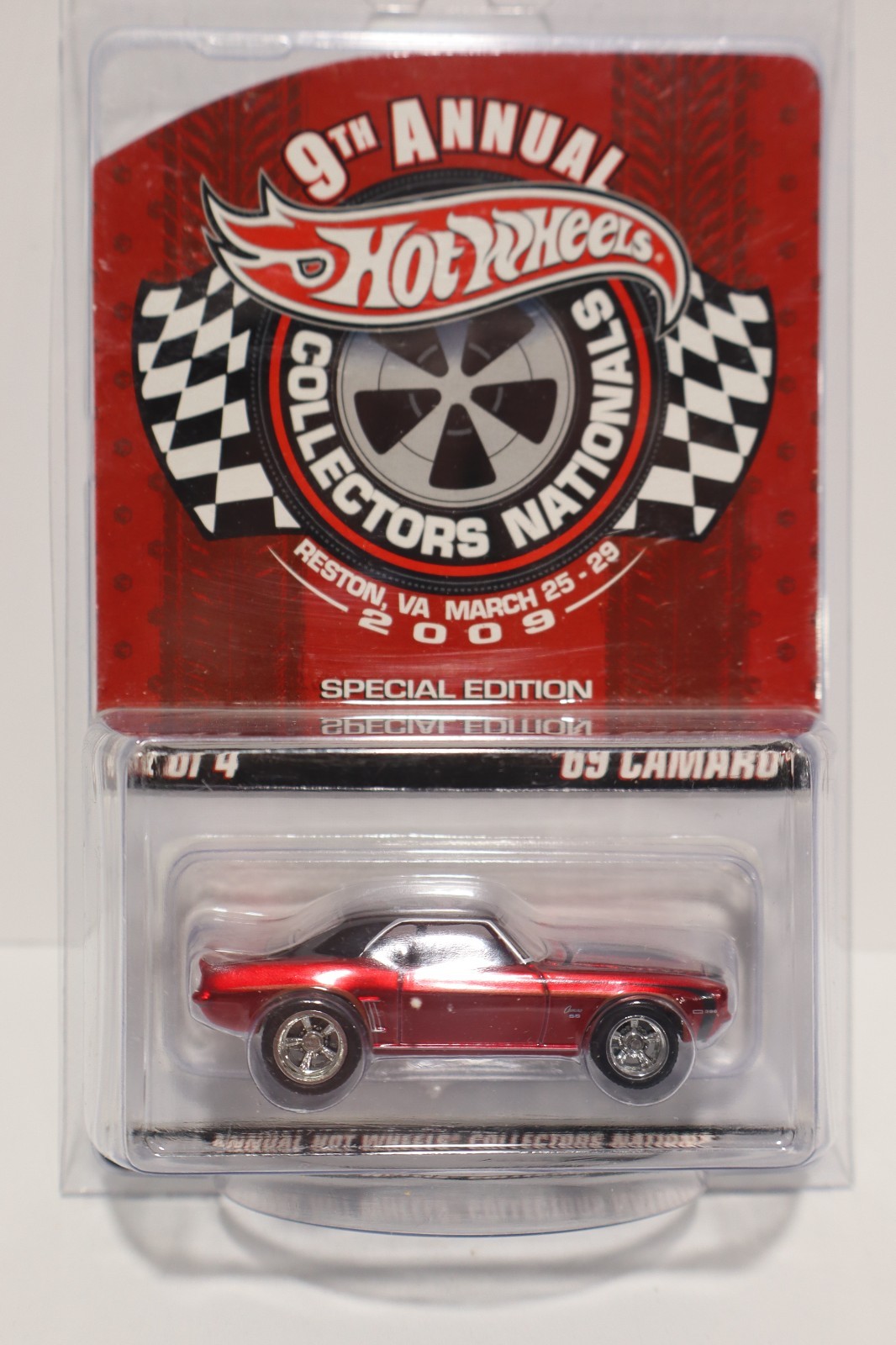 2009 Hot Wheels 9th Nationals Convention Reston, VA 69 Camaro #649/3000