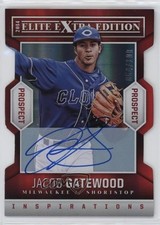 2014 Elite Extra Edition Inspirations Die-Cut Signatures Jacob Gatewood Auto 9pa